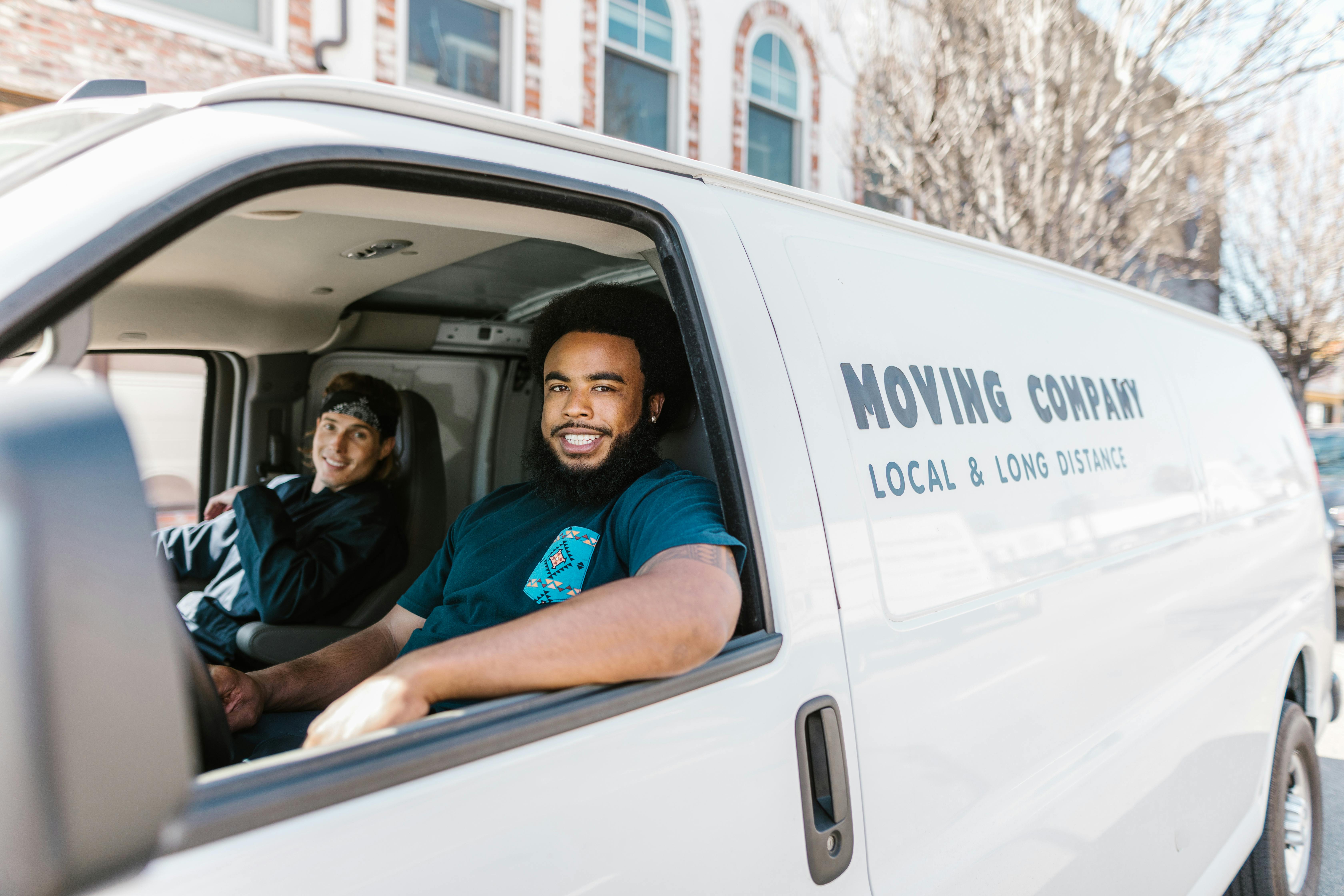 Professional local movers Austin TX loading dedicated moving truck